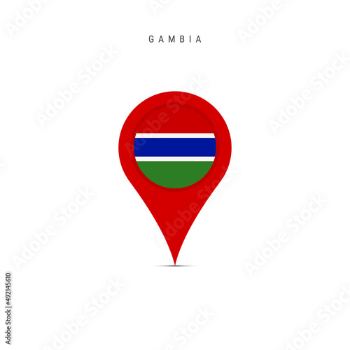 Teardrop map marker with flag of Gambia. Gambian flag inserted in the location map pin. Flat vector illustration isolated on white background. Free Download Teardrop map marker with flag of Gambia. Gambian flag inserted in the location map pin. Flat vector illustration isolated on white background. - GFXLoad