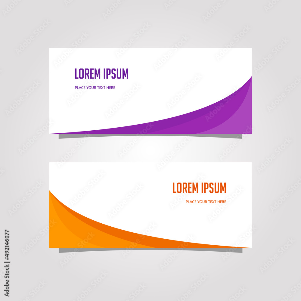 Naklejka premium Vector Design Banner Background In Different Colors
