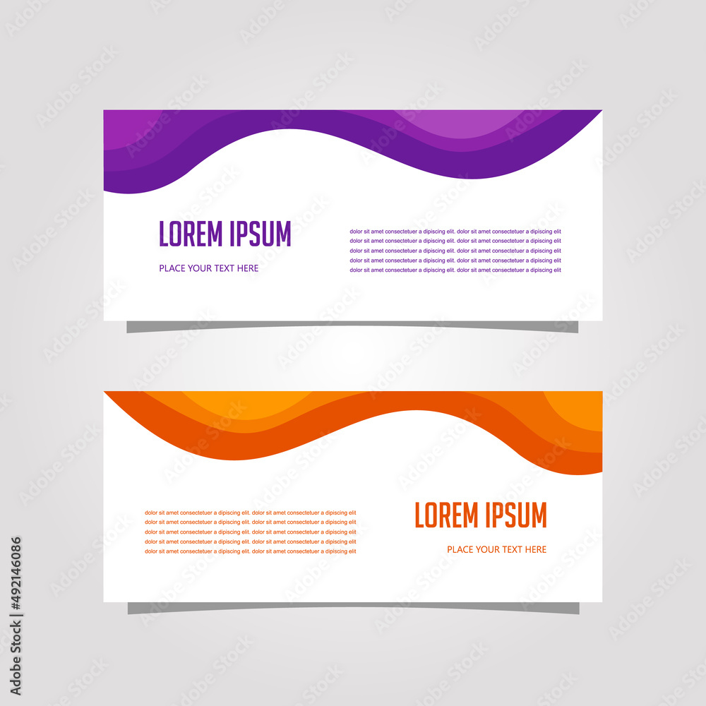 Fototapeta premium Vector Design Banner Background In Different Colors