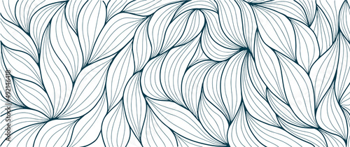 background leaves pattern