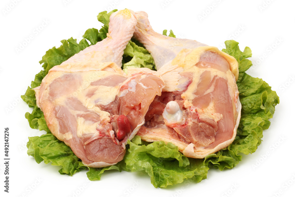 Chicken legs on white background Chicken legs on white background