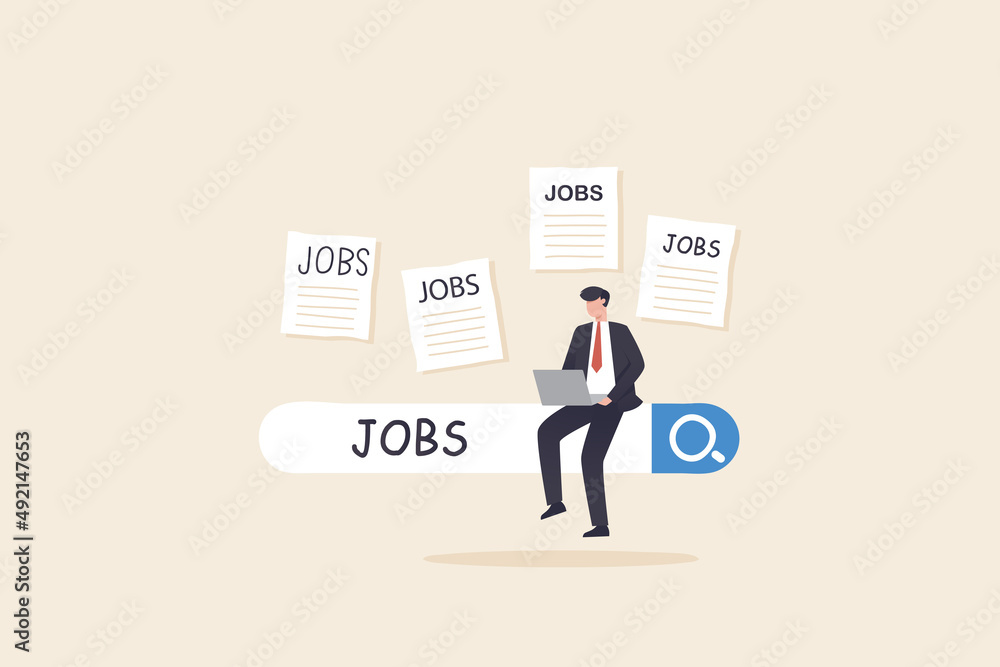 Search a new job. employment, career or job search, find opportunity, seek for vacancy or work position concept. Search a new job. employment, career or job search, find opportunity, seek for vacancy or work position concept.