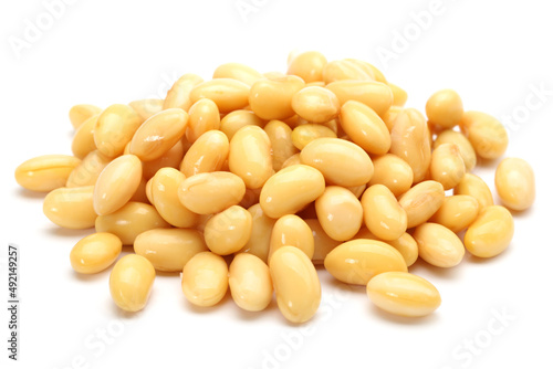 soybean isolated on white background
