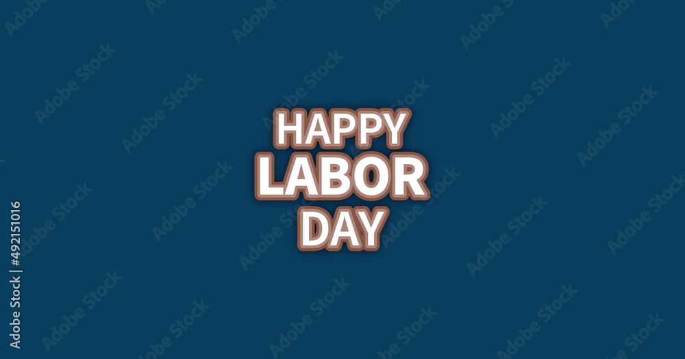 Happy labor day design with free spaces on blue and dark red color combinations. Labour day illustration of vector file Happy labor day design with free spaces on blue and dark red color combinations. Labour day illustration of vector file