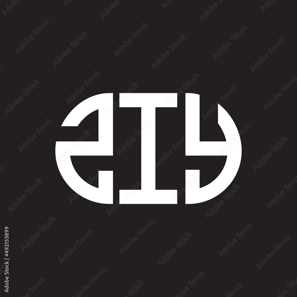 ZIY letter logo design. ZIY monogram initials letter logo concept. ZIY letter design in black background. ZIY letter logo design. ZIY monogram initials letter logo concept. ZIY letter design in black background.