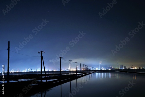 pier at night