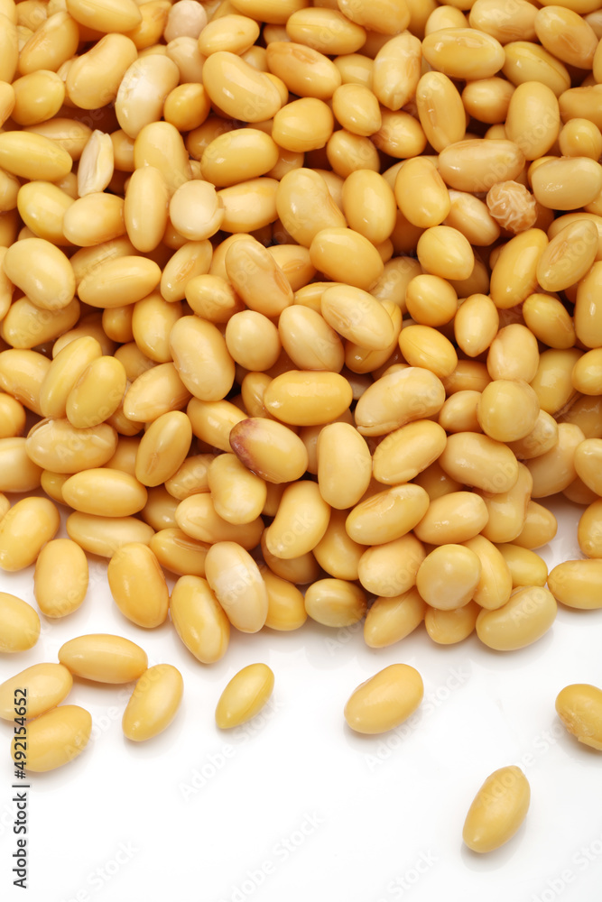 soybean isolated on white background soybean isolated on white background