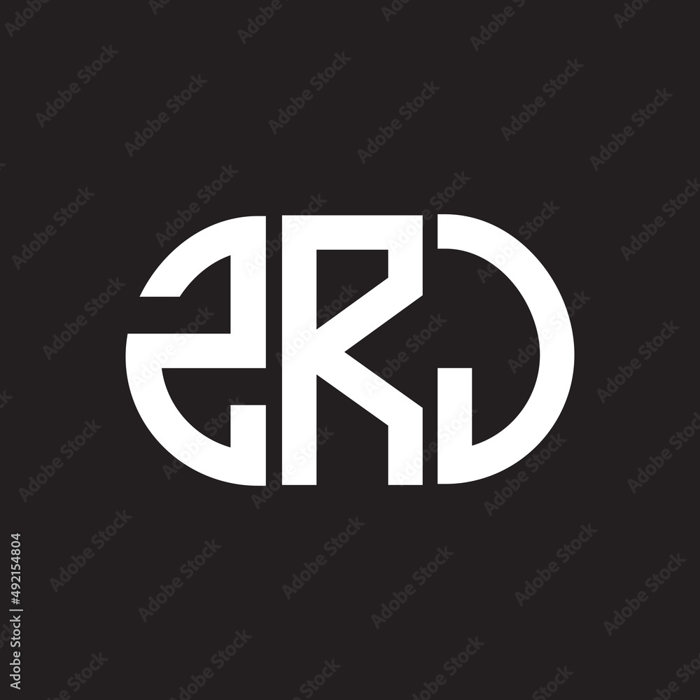 ZRJ letter logo design. ZRJ monogram initials letter logo concept. ZRJ letter design in black background. ZRJ letter logo design. ZRJ monogram initials letter logo concept. ZRJ letter design in black background.