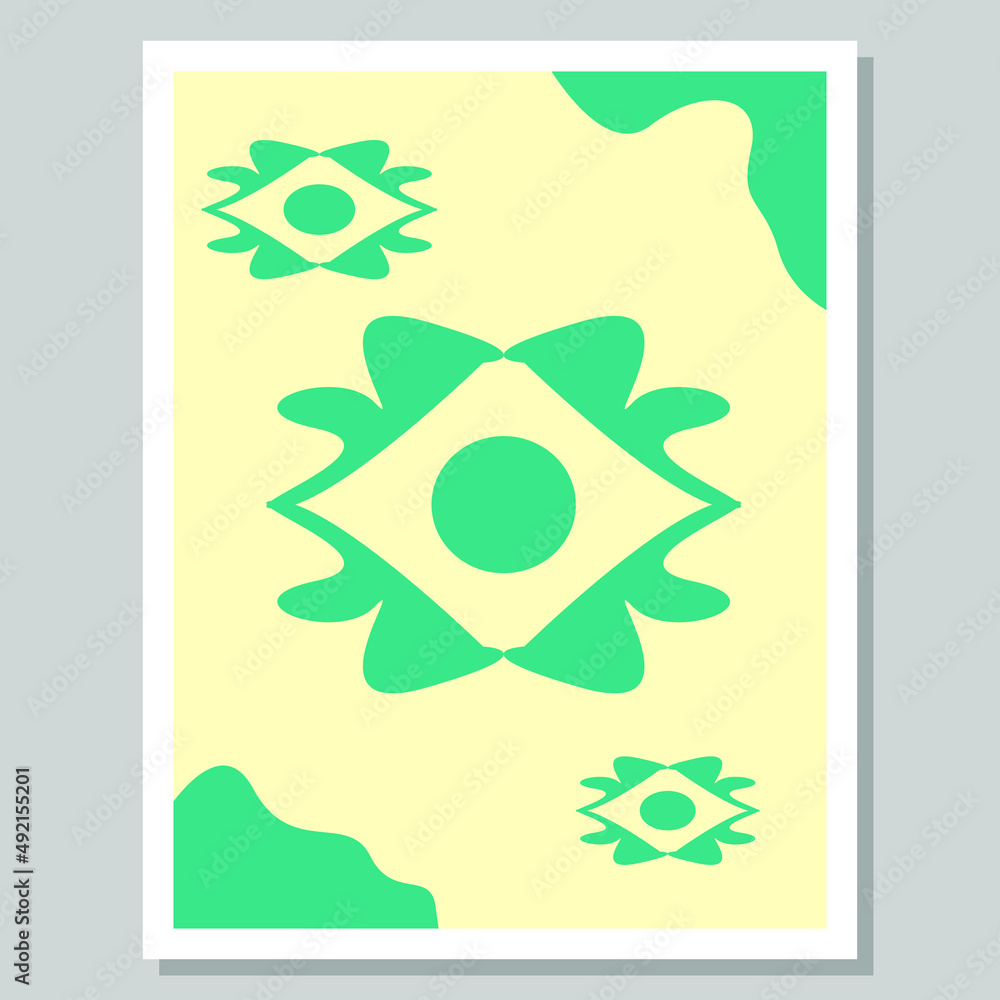 Abstract art. Ethnic image design for wall decoration. Suitable for home wall decoration, poster, wallpaper, background, print. Vector illustration Abstract art. Ethnic image design for wall decoration. Suitable for home wall decoration, poster, wallpaper, background, print. Vector illustration