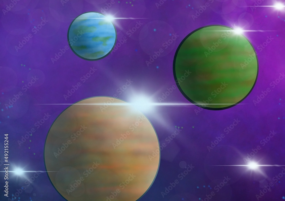Fototapeta premium planet in space