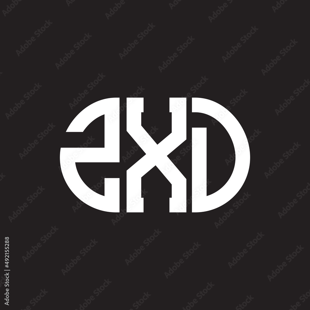 ZXD letter logo design. ZXD monogram initials letter logo concept. ZXD letter design in black background. ZXD letter logo design. ZXD monogram initials letter logo concept. ZXD letter design in black background.