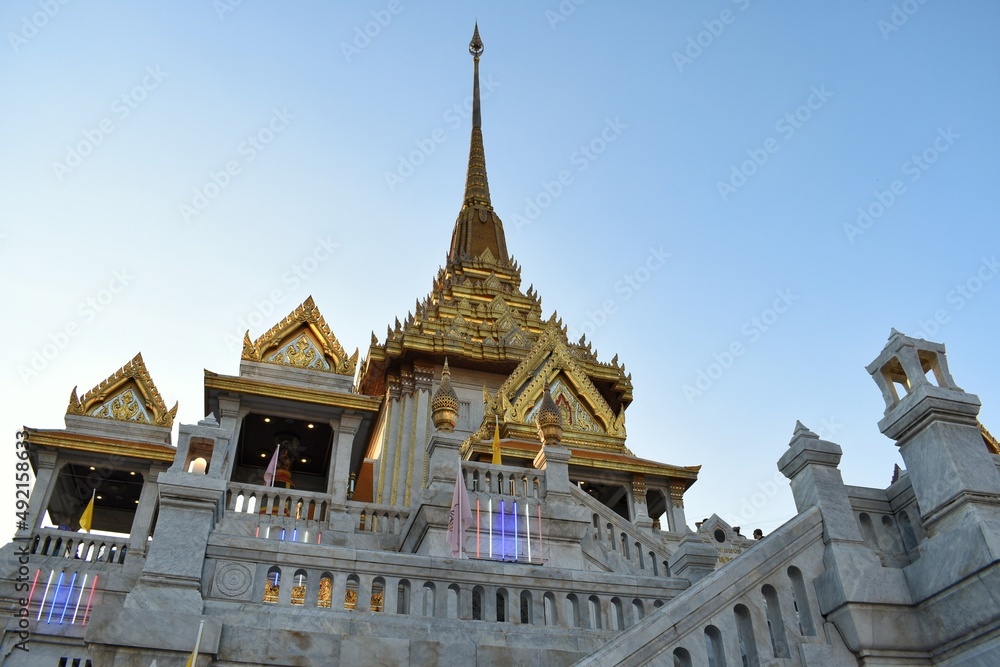 Wat Traimit Withayaram Worawihan or also known as “The Temple of the Golden Buddha” located in the Chinatown area of Bangkok, Thailand. Wat Traimit Withayaram Worawihan or also known as “The Temple of the Golden Buddha” located in the Chinatown area of Bangkok, Thailand.