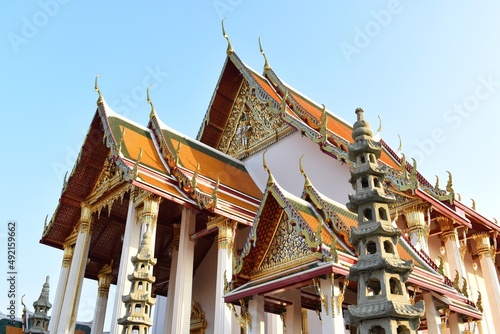 Wallpaper Mural Tha Main chapel of Wat Suthat Thepwararam Ratchaworamahawihan, A Buddhist temple in Bangkok, Thailand. Torontodigital.ca