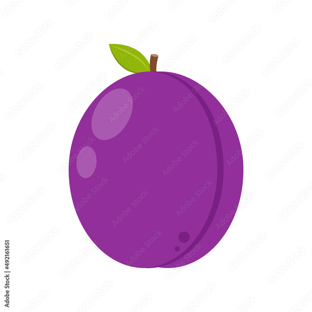 Prunes cartoon vector. symbol. logo design. Prunes on white background. Prunes cartoon vector. symbol. logo design. Prunes on white background.