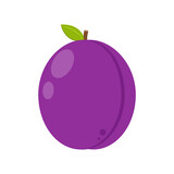 Prunes cartoon vector. symbol. logo design. Prunes on white background.
