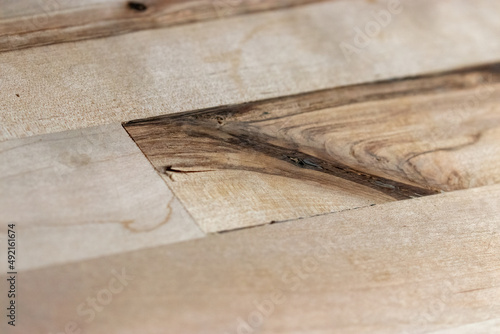 wooden butcherblock countertop wood with grain unstained