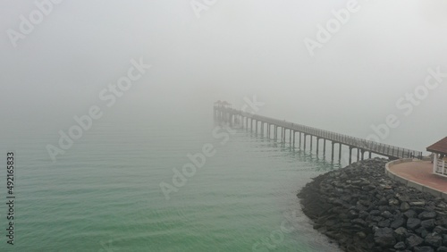 fog on the sea