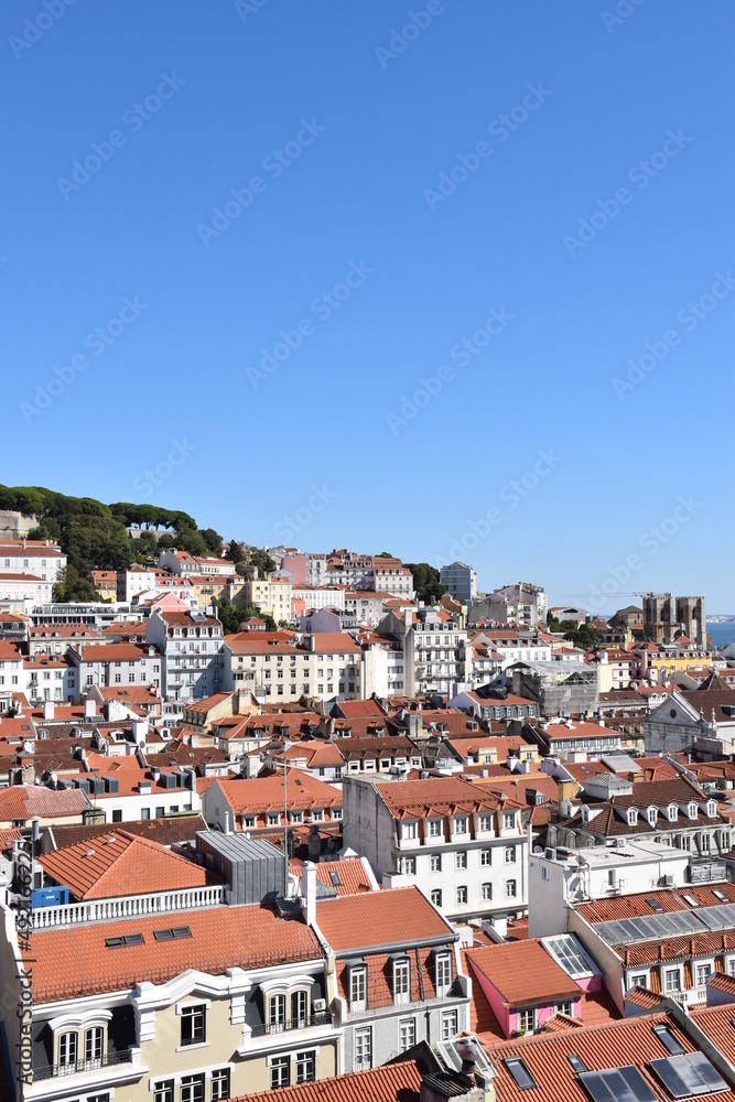 Aerial view of Lisbon