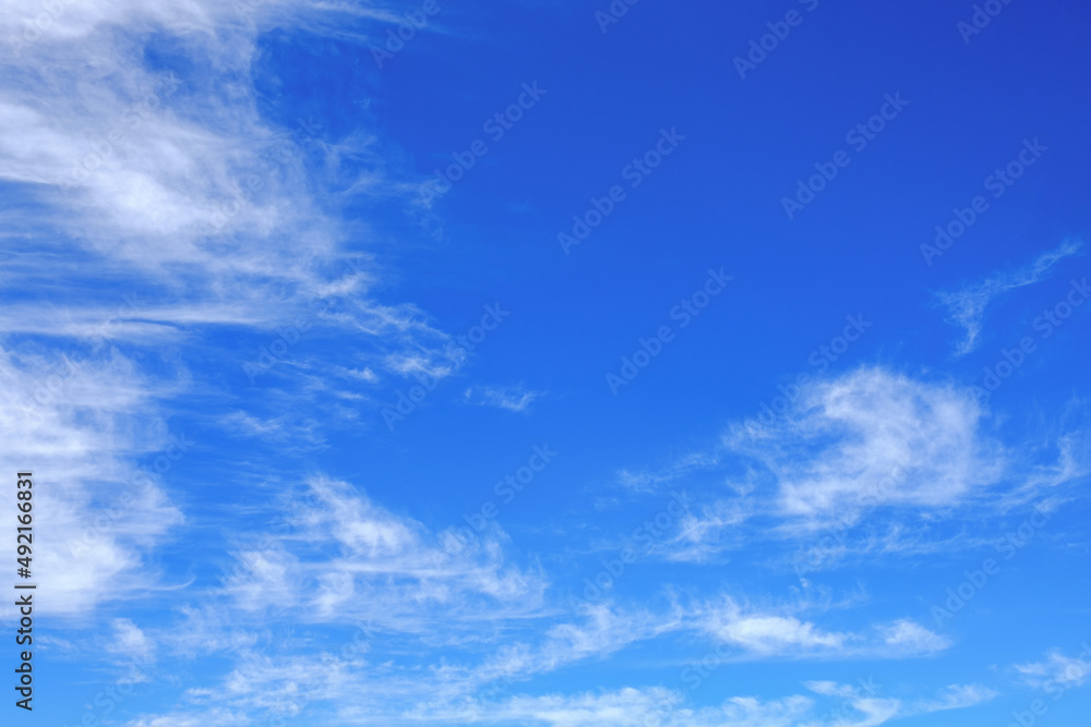 Fototapeta premium Beautiful summer sky with clouds