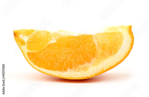 slice of orange isolated