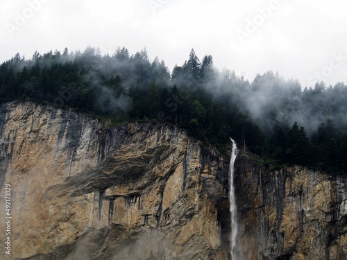 Cliffs in the cloud
