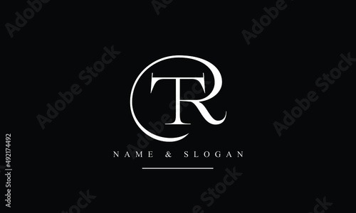 RT, TR, R, T abstract letters logo monogram photo