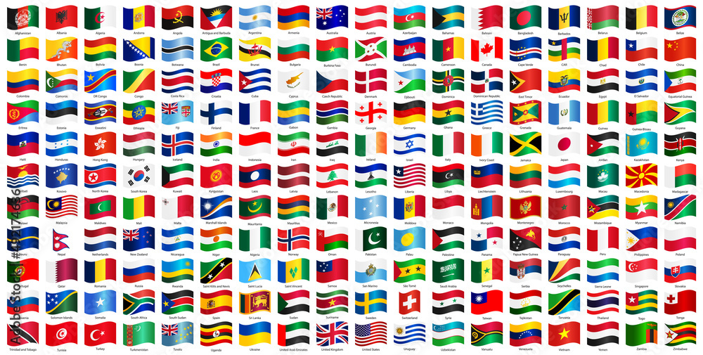 © magr80 - All world countries official national flags © magr80 - All world countries official national flags