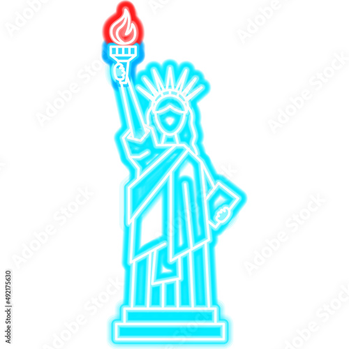 Statue of Liberty Neon Sign