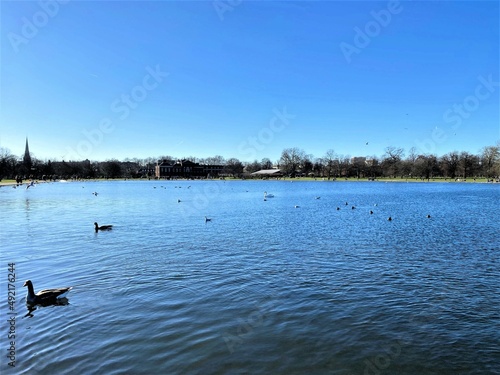 lake in winter