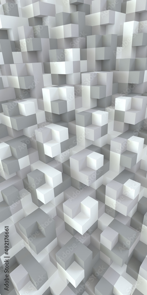 volumetric cubes at different levels. For smartphone volumetric cubes at different levels. For smartphone