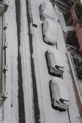  Aybar snowstorm continues in Istanbul, all living things are affected by this situation