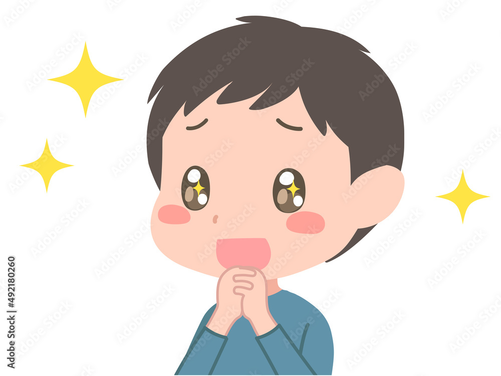 喜ぶ男の子のイラスト キラキラ 喜ぶ男の子のイラスト キラキラ