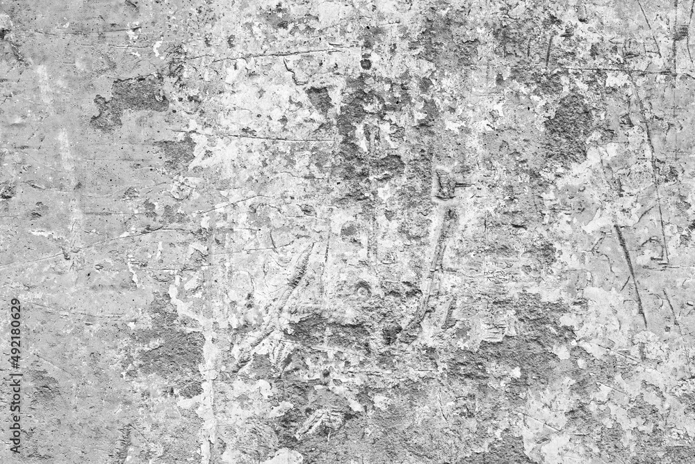 Old rough grey concrete surface texture. Shabby aged damaged gray cement. Abstract grunge background Old rough grey concrete surface texture. Shabby aged damaged gray cement. Abstract grunge background