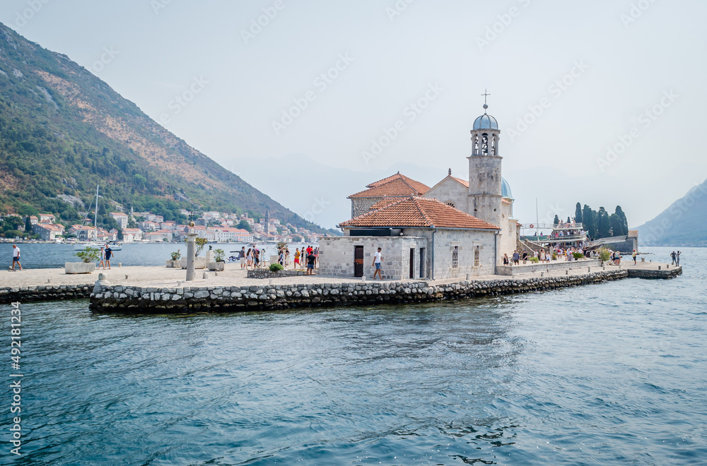 Our Lady of Skrpjela Perast, Bay of Kotor (Herceg Novi) Montenegro.
