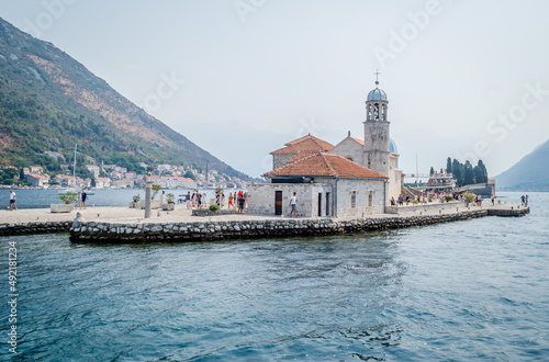 Our Lady of Skrpjela Perast  Bay of Kotor  Herceg Novi  Montenegro.