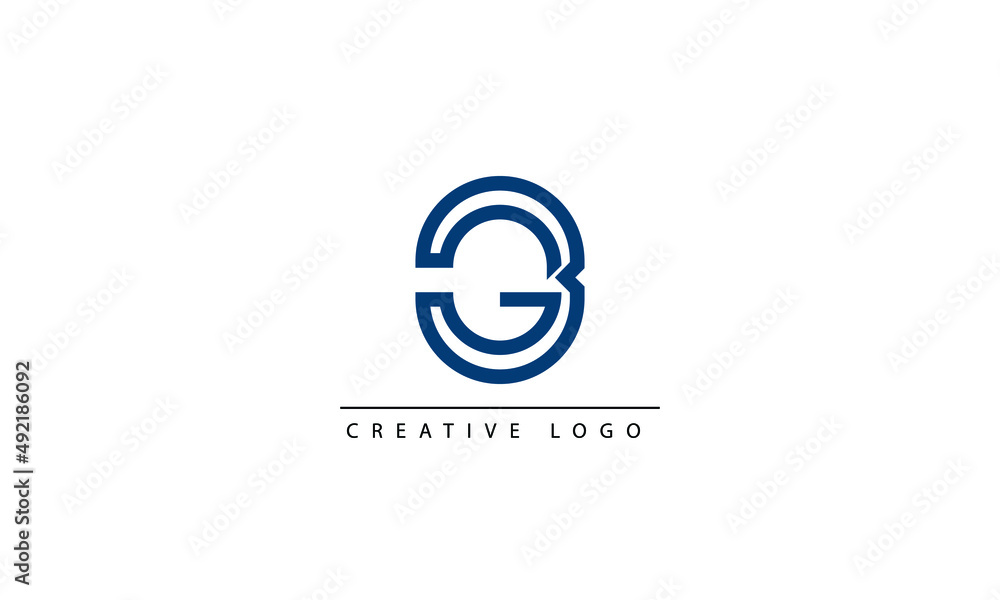 3G BG Abstract initial monogram letter alphabet logo design 3G BG Abstract initial monogram letter alphabet logo design