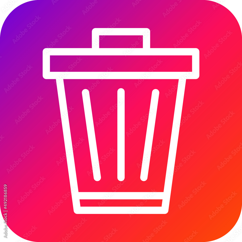 Trash Vector Icon Design Illustration Trash Vector Icon Design Illustration