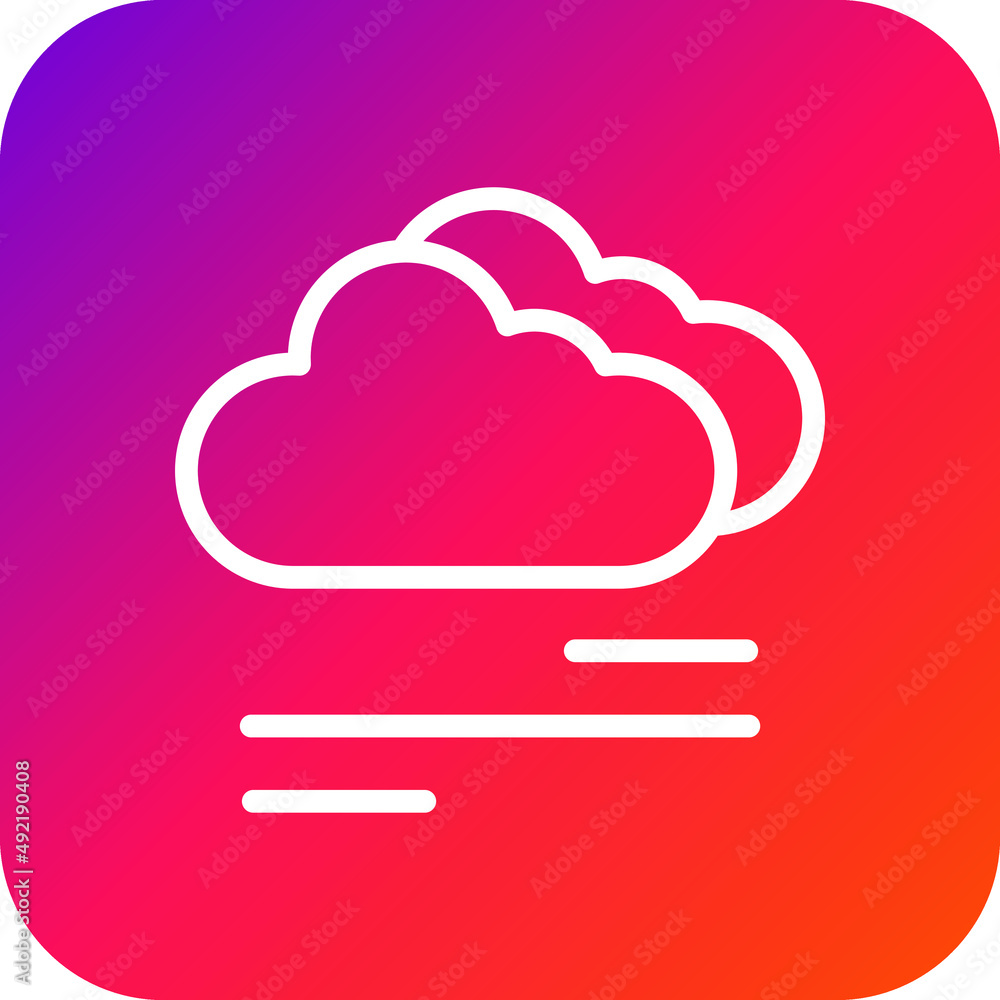 Foggy Vector Icon Design Illustration Foggy Vector Icon Design Illustration