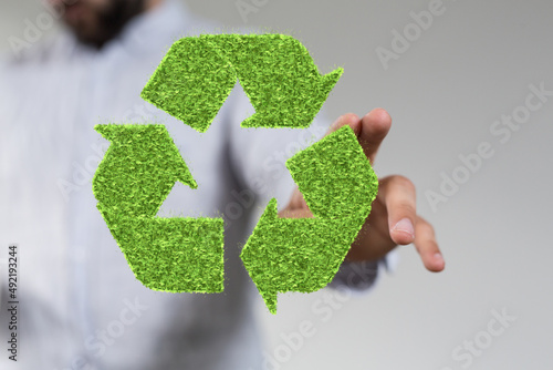 recycling modern grün photo