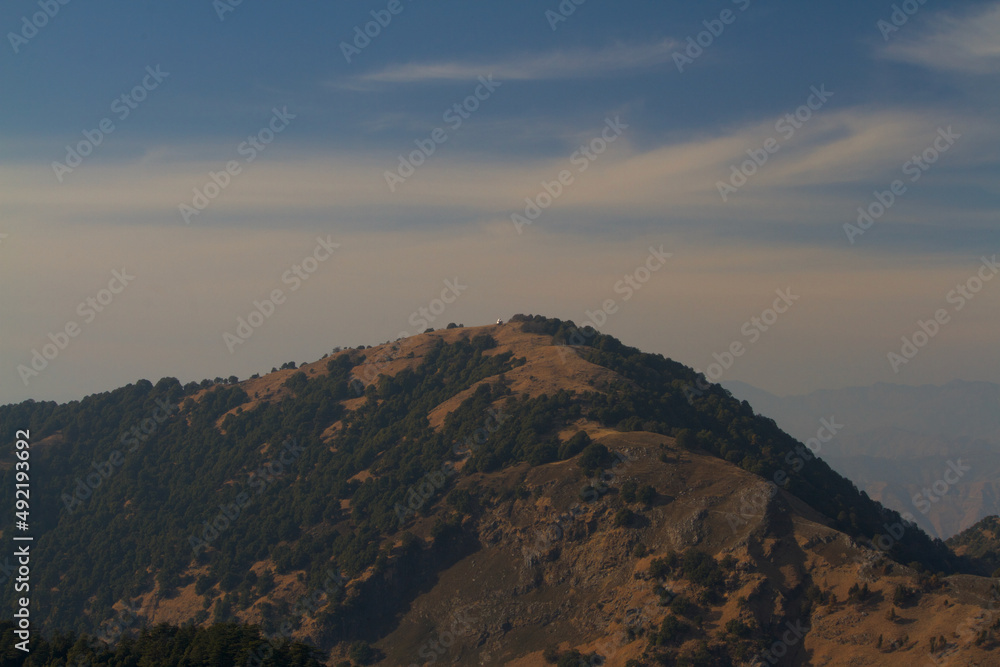 view of a hill top in mussoorie view of a hill top in mussoorie