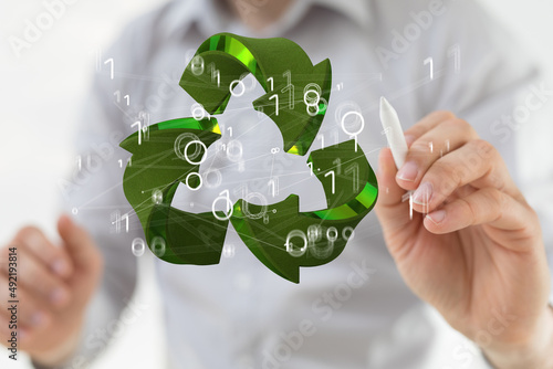 recycling modern grün