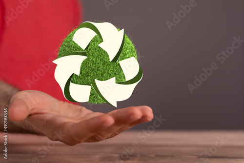 recycling modern grün