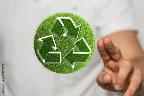 recycling modern grün