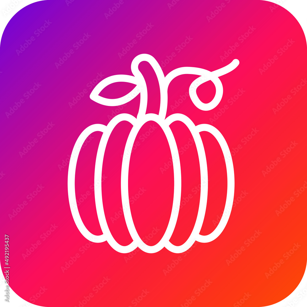 Pumpkin Vector Icon Design Illustration Pumpkin Vector Icon Design Illustration