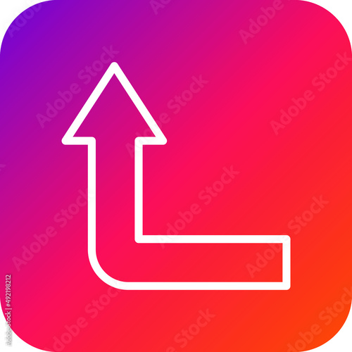 Turn up Vector Icon Design Illustration