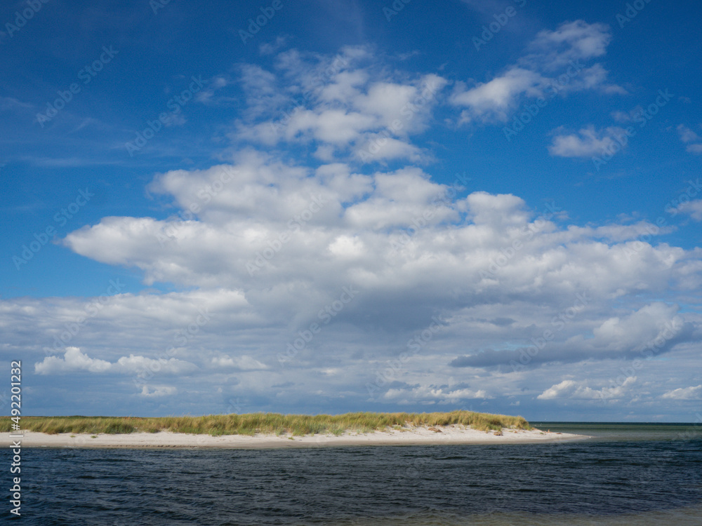 Beautiful baltic sea coastal view - water edge