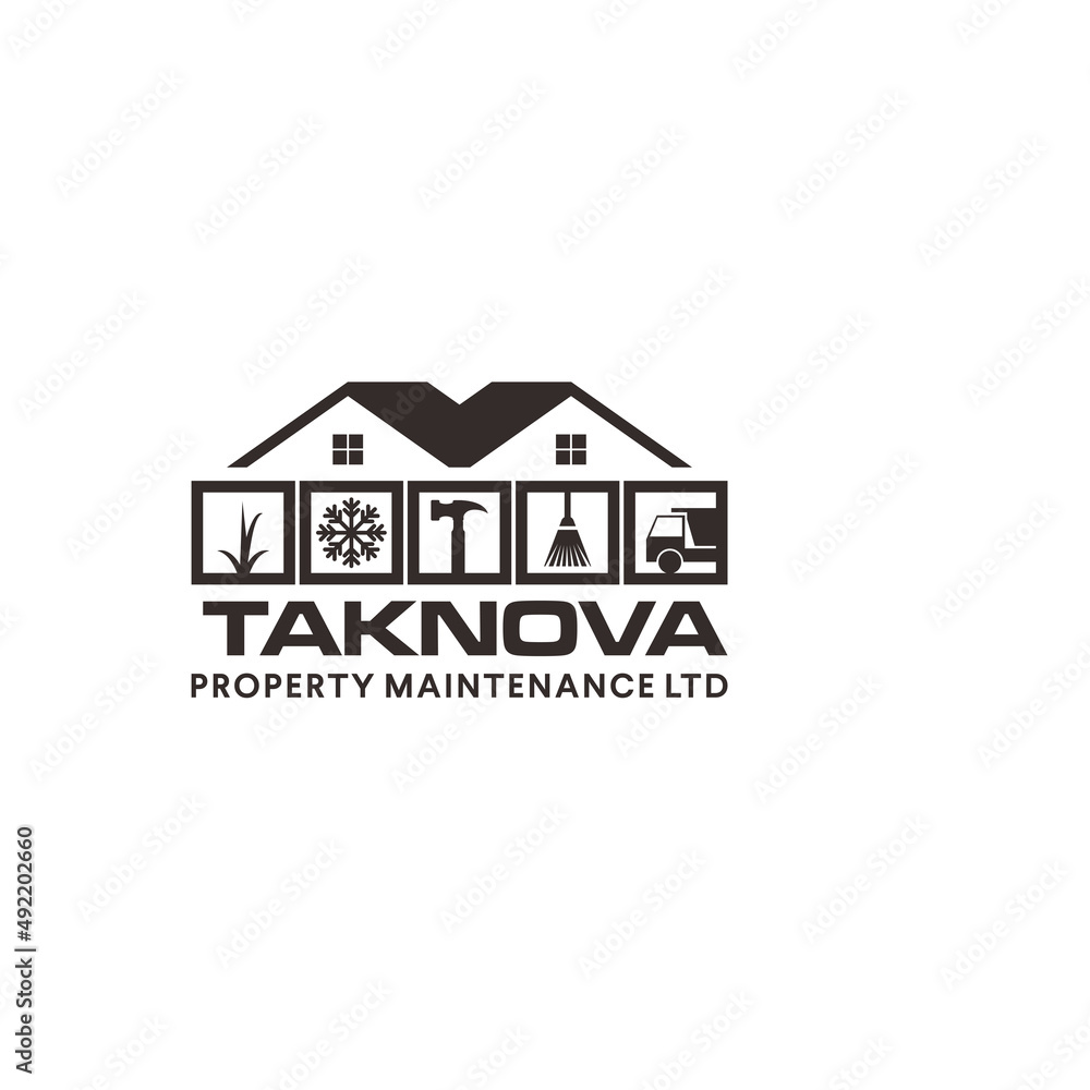 Real estate Logo and Icon mascot for your company