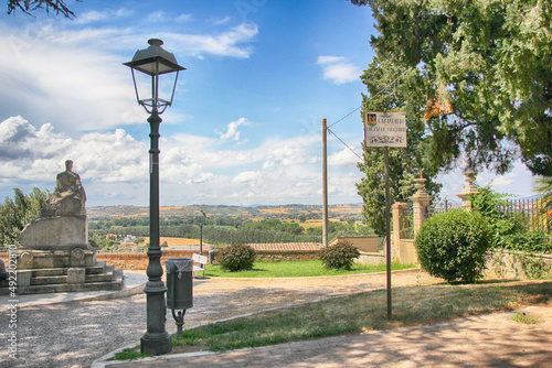 Deruta, war memorial, garden 