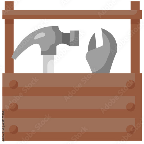 toolkit flat icon