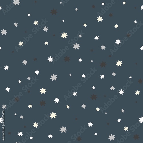 Seamless stars pattern. Creative star texture for fabric, wrapping, textile, wallpaper, apparel. Vector illustration